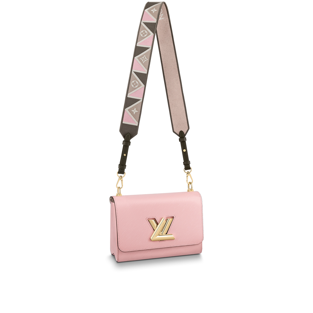 Louis Vuitton TWIST MM Handbag Epi Leather M59028 Rose Jasmin